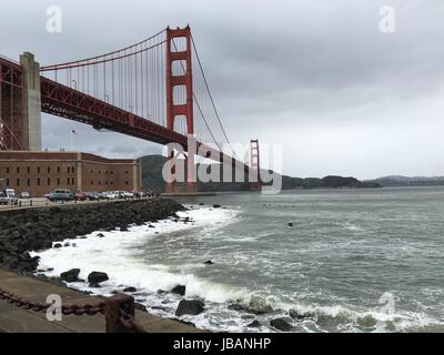 Golden Gate Bridge, San Francisco, Kalifornien Stockfoto