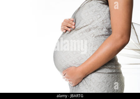 Schwangere Asiatin Stockfoto