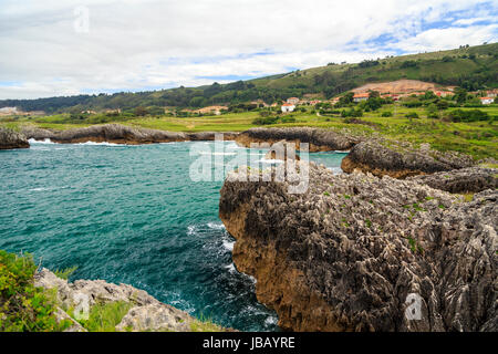 Narren la Franca in Llanes, Asturien Spanien Stockfoto