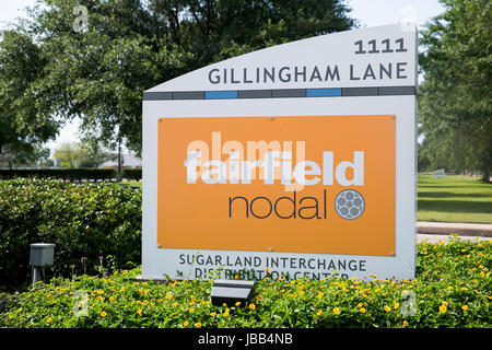 Ein Logo Zeichen außerhalb der Sitz des FairfieldNodal in Sugar Land, Texas, am 27. Mai 2017. Stockfoto
