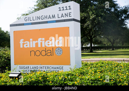 Ein Logo Zeichen außerhalb der Sitz des FairfieldNodal in Sugar Land, Texas, am 27. Mai 2017. Stockfoto