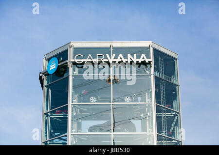 Ein Carvana Automaten Anmietung in Houston, Texas, am 27. Mai 2017. Stockfoto