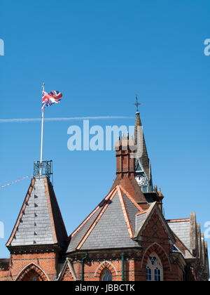 Wokingham Borough Council alte viktorianische Rathaus Hochbau, abgeschlossen im Jahre 1860 Stockfoto