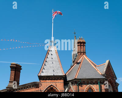 Wokingham Borough Council alte viktorianische Rathaus Hochbau, abgeschlossen im Jahre 1860 Stockfoto