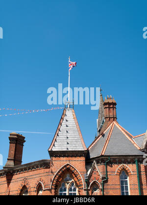 Wokingham Borough Council alte viktorianische Rathaus Hochbau, abgeschlossen im Jahre 1860 Stockfoto