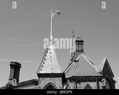 Wokingham Borough Council alte viktorianische Rathaus Hochbau, abgeschlossen im Jahre 1860 Stockfoto