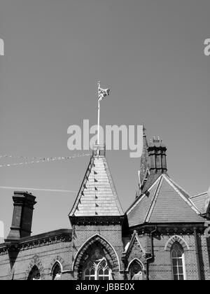 Wokingham Borough Council alte viktorianische Rathaus Hochbau, abgeschlossen im Jahre 1860 Stockfoto