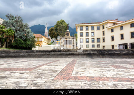 Plaza und Denkmal für die Schlacht von Ayacucho im Zentrum von Bogota, Kolumbien Stockfoto