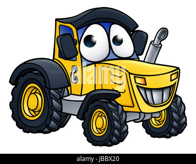 Traktor Charakter Cartoon illustration Stockfoto, Bild: 280443858 - Alamy