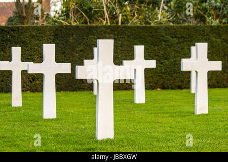 Flanders Feld amerikanischen Friedhof in Waregem, Belgien Stockfoto