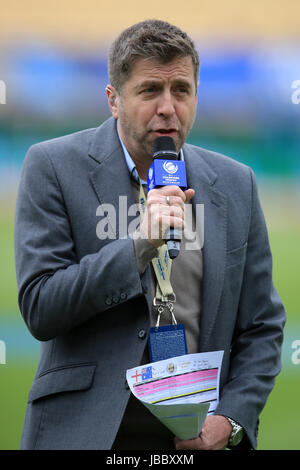 Mark Chapman vor der ICC Champions Trophy, Gruppe-A-Spiel in Edgbaston, Birmingham. DRÜCKEN SIE VERBANDSFOTO. Bilddatum: Samstag, 10. Juni 2017. Siehe PA Geschichte CRICKET England. Bildnachweis sollte lauten: Mike Egerton/PA Wire. Stockfoto