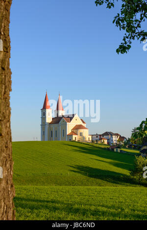 Wallfahrt der Kirche Maria Schnee in Kaltenberg, Bucklige Welt, Lichtenegg, Wiener Alpen, Alpen, Niederösterreich, Niederösterreich, Österreich Stockfoto