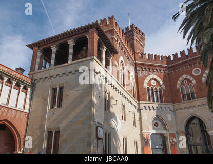 Genua, Italien - 16. März 2014: Castello d Albertis neugotischen Schloss in Genua Italien Stockfoto