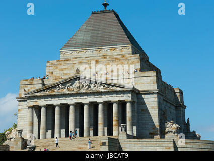 Schrein der Erinnerung Melbourne Victoria Australien. Stockfoto