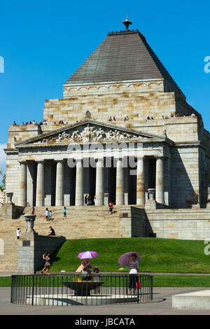 Schrein der Erinnerung Melbourne Victoria Australien. Stockfoto