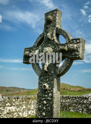 Kildalton Cross - Islay Stockfoto
