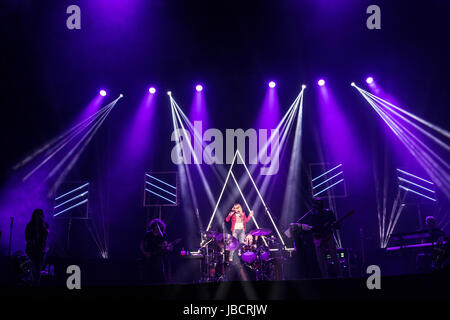 Bournemouth, UK. 10. Juni 2017. Anastacia live auf dem Bournemouth International Centre. Bildnachweis: Charlie Raven/Alamy Live-Nachrichten Stockfoto