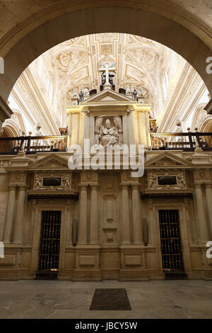 Die große Mezquita-Catedral de Córdoba in Spanien Stockfoto