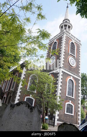 St. Marien Kirche, Rotherhithe, London, England Stockfoto