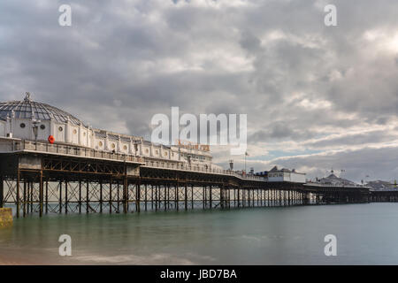 Brighton Palace Pier, viktorianischen Vergnügen Pier in Brighton, England, Vereinigtes Königreich Stockfoto