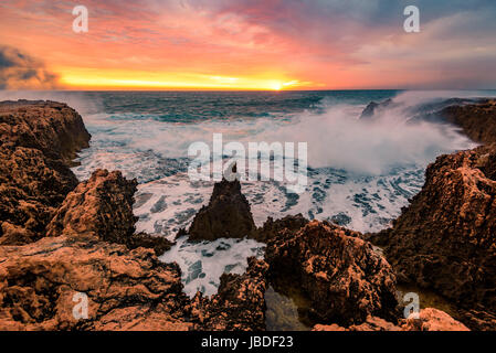 Quobba Küste, West-Australien Stockfoto