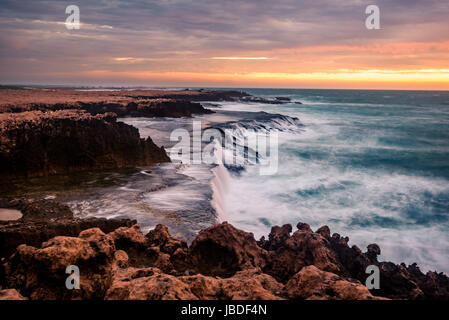 Quobba Küste, West-Australien Stockfoto