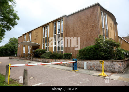 Bild von Mark Passmore. 06.10.2017 GV von Exeter Magistrates Court, Exeter, Devon. Stockfoto