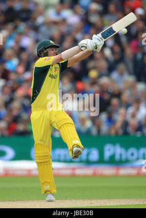 Australiens Travis Head bei der ICC Champions Trophy, Gruppe A im Edgbaston, Birmingham. DRÜCKEN SIE VERBANDSFOTO. Bilddatum: Samstag, 10. Juni 2017. Siehe PA Geschichte CRICKET England. Bildnachweis sollte lauten: Mike Egerton/PA Wire. Stockfoto