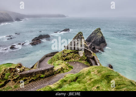 Dunquin Harbor, Dunquin, County Kerry, Irland Stockfoto