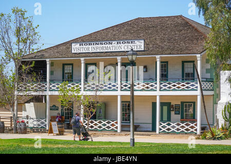 Robinson Rose Visitor Information Center in San Diego Old Town - SAN DIEGO - Kalifornien Stockfoto