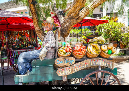 Erstaunliche San Diego Old Town Market - SAN DIEGO - Kalifornien Stockfoto