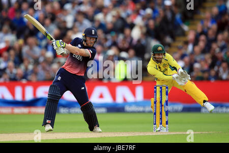 Ben Stokes aus England während der ICC Champions Trophy, Gruppe A-Spiel in Edgbaston, Birmingham. DRÜCKEN SIE VERBANDSFOTO. Bilddatum: Samstag, 10. Juni 2017. Siehe PA Geschichte CRICKET England. Bildnachweis sollte lauten: Mike Egerton/PA Wire. Stockfoto