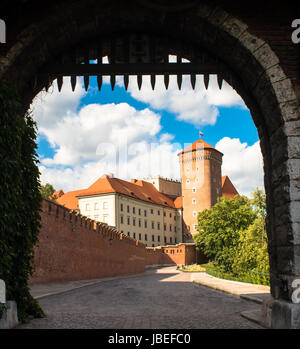 Schloss Wawel in Krakau, Polen Stockfoto