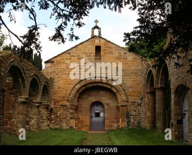 Whorlton alte Kirche Stockfoto