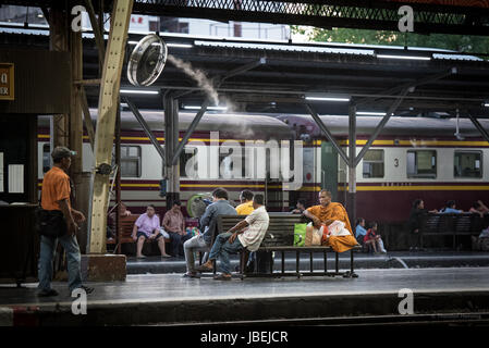 alten Hauptbahnhof in Bangkok Hua Lamphong Stockfoto