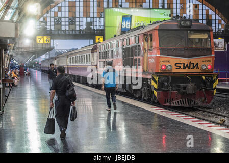 alten Hauptbahnhof in Bangkok Hua Lamphong Stockfoto