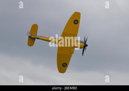 Die Unterseite der Hawker Sea Fury Stockfoto