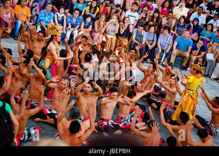 Bali-traditionellen Kecak-Tanz Stockfoto