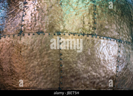 Bronze Metall Textur mit hohen details Stockfoto