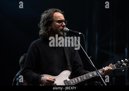 Broken Social Scene auf Dem Field Trip Music & Arts Festival 2017 mit Feist, Amy Milan von STARS und Emily Haines von Metric Stockfoto