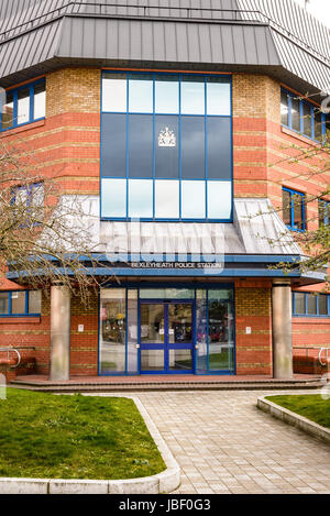 Metropolitan Police Station, 2 Arnsberg Weg, Bexleyheath, London, England Stockfoto