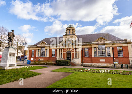 Dartford Public Library, Central Park, Market Street, Dartford, Kent Stockfoto