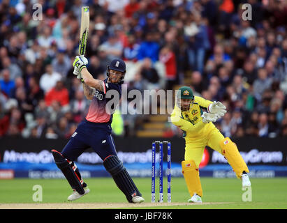 Ben Stokes aus England während der ICC Champions Trophy, Gruppe A-Spiel in Edgbaston, Birmingham. DRÜCKEN SIE VERBANDSFOTO. Bilddatum: Samstag, 10. Juni 2017. Siehe PA Geschichte CRICKET England. Bildnachweis sollte lauten: Mike Egerton/PA Wire. Stockfoto