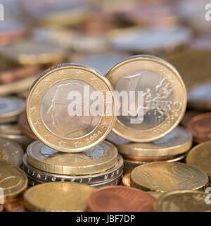 Eine Ein Euro Münze aus Belgien Stockfoto