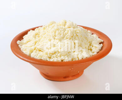 Bryndza - slowakische Schafskäse Stockfoto