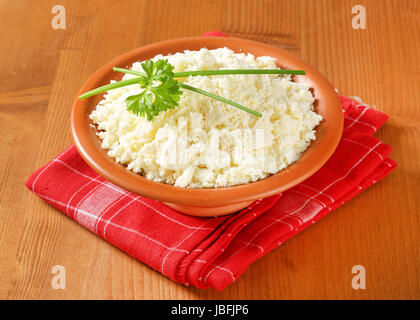 Bryndza - slowakische Schafskäse Stockfoto