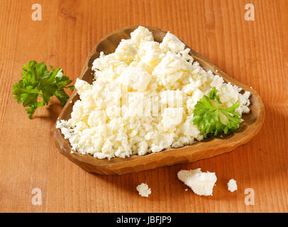 Bryndza - slowakische Schafskäse Stockfoto