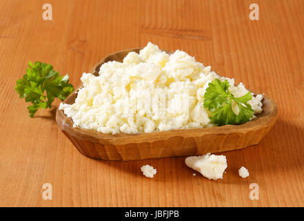 Bryndza - slowakische Schafskäse Stockfoto
