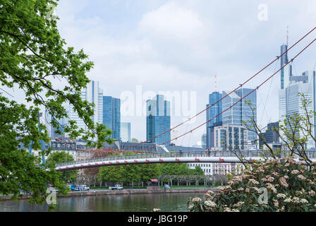 Hochhäuser in Frankfurt Am Main Stockfoto