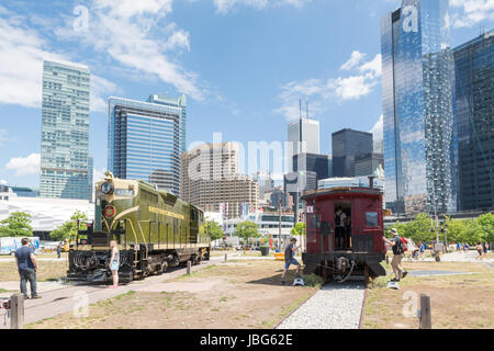 Toronto-Eisenbahnmuseum Stockfoto